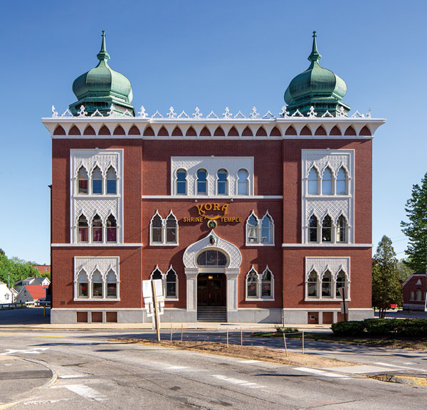 Lewiston’s Kora Temple, designed by George M. Coombs