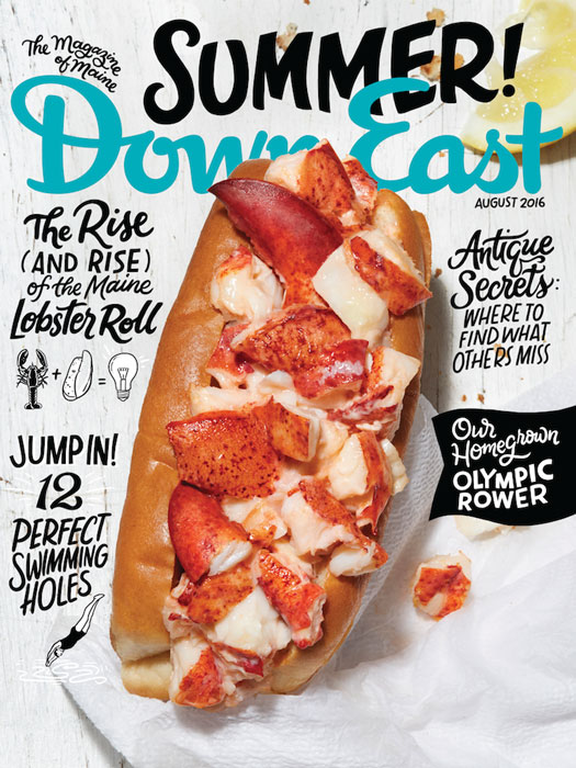 down east august 2016 cover
