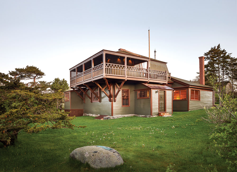 Winslow Homer's studio in Prout's Neck, Maine, designed by John Calvin Stevens